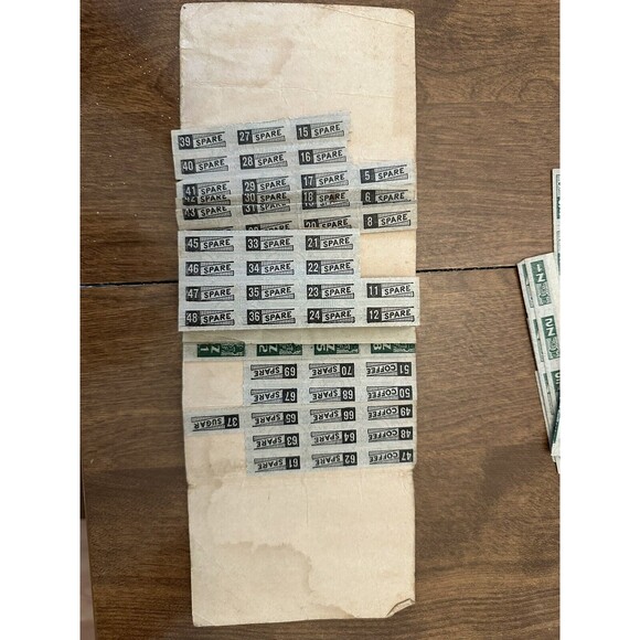 Vintage WW2 War Ration Book Four OPA Form R-145 + Stamps Haughton LA 1943 #1W - Picture 5 of 11